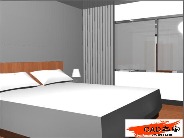 AutoCAD渲染教程：室內裝飾效果圖渲染圖解_中國教程網