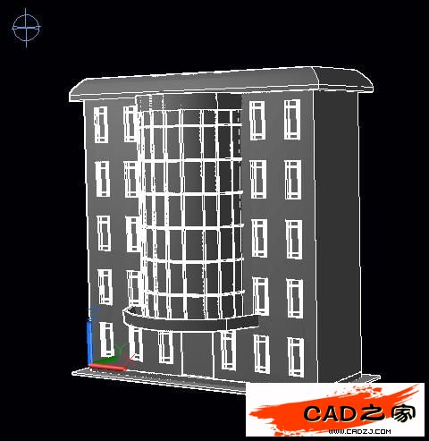 AutoCAD 2011新功能教程：曲面命令創建樓房_中國教程網