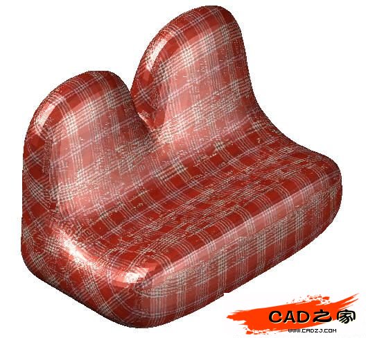 AutoCAD教程：運(yùn)用長(zhǎng)方體網(wǎng)格拉伸制作雙人和多人沙發(fā)_中國(guó)教程網(wǎng)