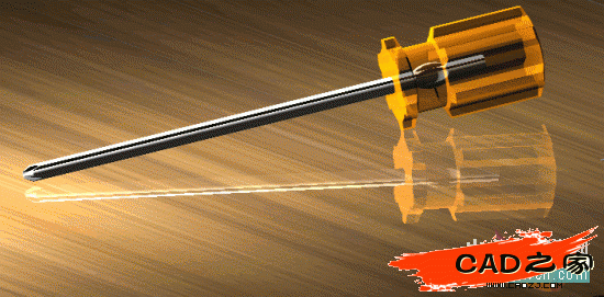 AutoCAD教程：一字形和十字形螺絲刀頭的畫法_中國(guó)教程網(wǎng)