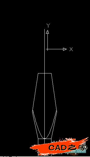 AutoCAD教程：一字形和十字形螺絲刀頭的畫法_中國教程網