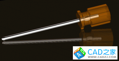 AutoCAD渲染教程：通過螺絲刀實例詳解渲染經驗_中國教程網