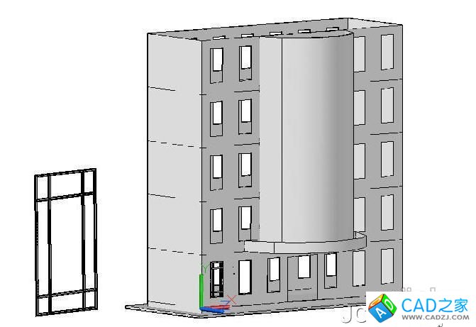 AutoCAD2011曲面命令創建樓房_天極設計在線整理