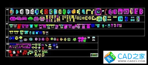 CAD室內(nèi)家具綜合圖庫