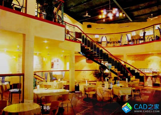 咖啡廳cad平面設(shè)計(jì)圖紙免費(fèi)下載