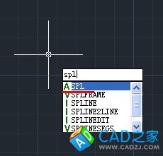 CAD命令的使用之圖文解說(shuō)：[9]樣條曲線
