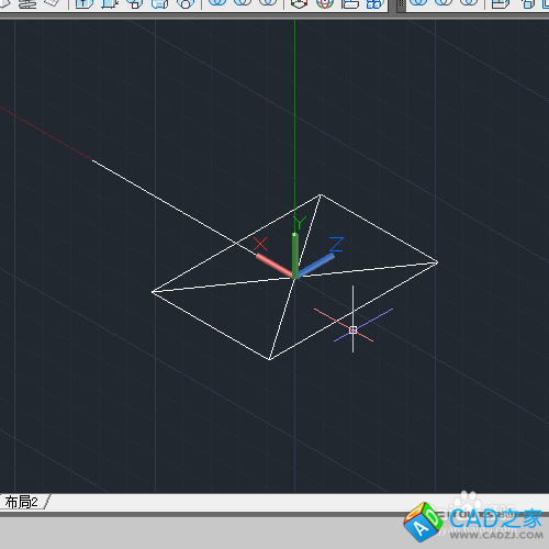 cad如何在不同的平面繪制圖形
