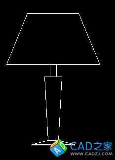 簡易臺燈平面圖的CAD繪制方法
