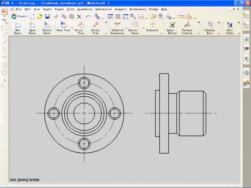 UGNX4.0中如何創(chuàng)建局部剖視圖