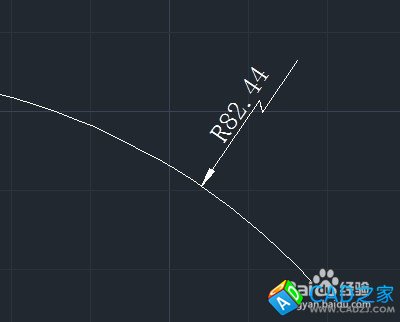 cad教程之標注命令：[6]折彎標注