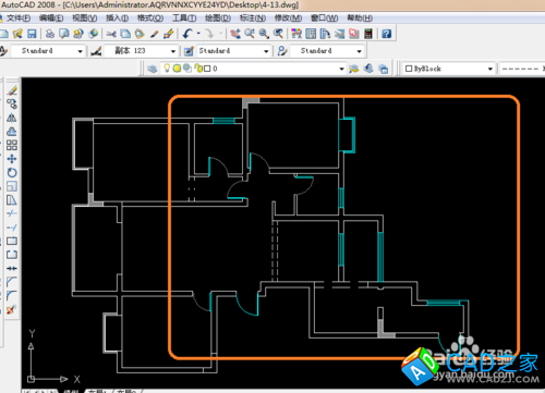 cad 2008自學(xué)教程：[23]cad 2008梁和門的表示