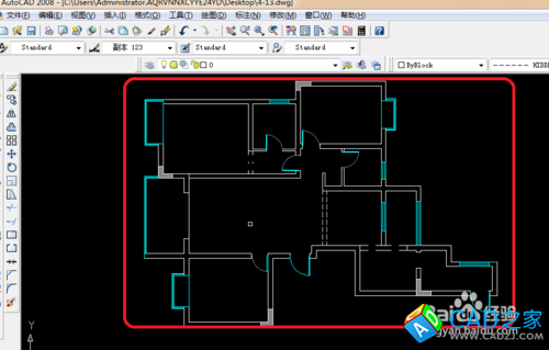 cad 2008自學(xué)教程：[23]cad 2008梁和門的表示