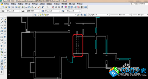cad 2008自學(xué)教程：[23]cad 2008梁和門的表示