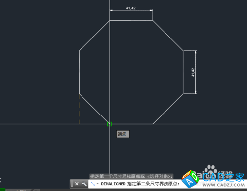 怎么在CAD2015中進行線型與對齊標注