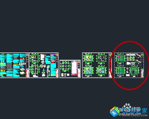 CAD里圖紙?jiān)鯓臃謮K保存