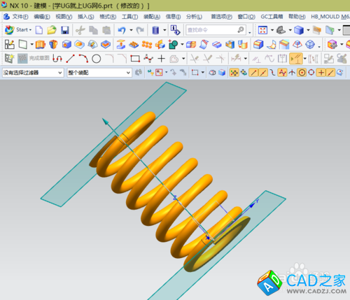 UG10.0教程：[35]GC工具箱壓縮彈簧設(shè)計教程