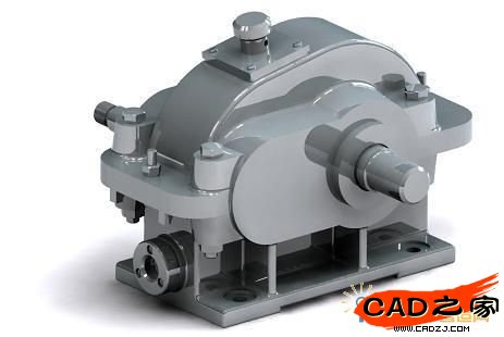 減速器整體裝配效果圖