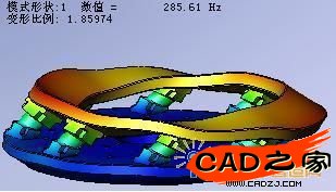 正交分布橫向一階振型