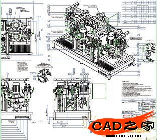 復(fù)雜的裝配圖紙