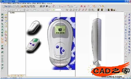 在兩個視口中插入不同圖形的情況