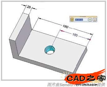 孔移動，同時零件大小保持不變